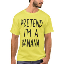 Pretende que soy un vestuario bananero Halloween L
