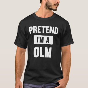 Camiseta Pretende que soy un viejo disfraz de Halloween