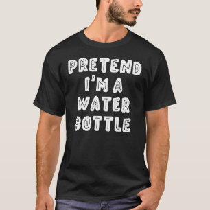 Camiseta Pretende que soy una botella de agua en Halloween