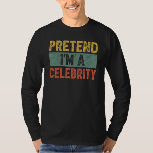 Camiseta Pretende que soy una celebridad en Halloween perez