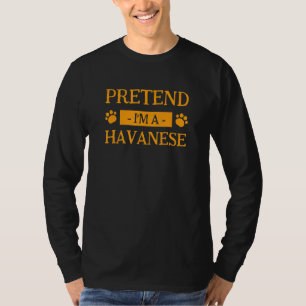 Camiseta Pretende que soy una dueña de perros halloween hal
