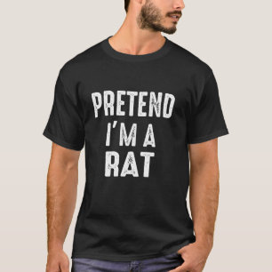 Camiseta Pretende que soy una familia de ratas coincidiendo