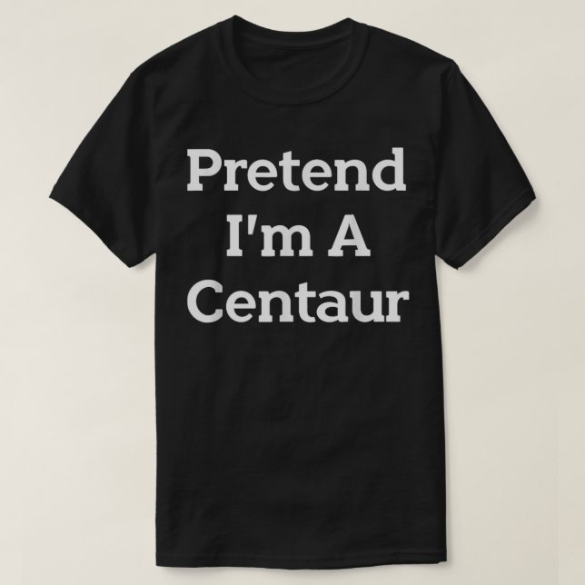 Camiseta Pretende que soy una pieza divertida de Halloween  (Diseño del anverso)