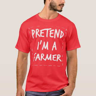 Camiseta Pretende Vestimenta De Halloween Para El Agriculto