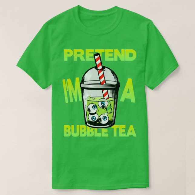 Camiseta Pretender Ix27m a Té de burbuja 1 (Diseño del anverso)