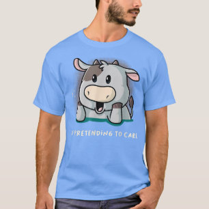 Camiseta Pretendo cuidar la granja de granjeros de Vacas Ve