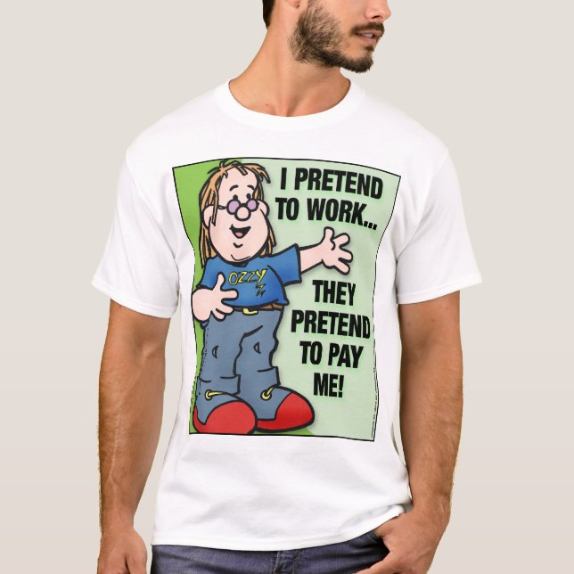 Camiseta Pretendo Trabajar (Anverso)