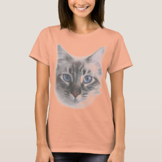 Camiseta Pretty Blue Eyed Kitty