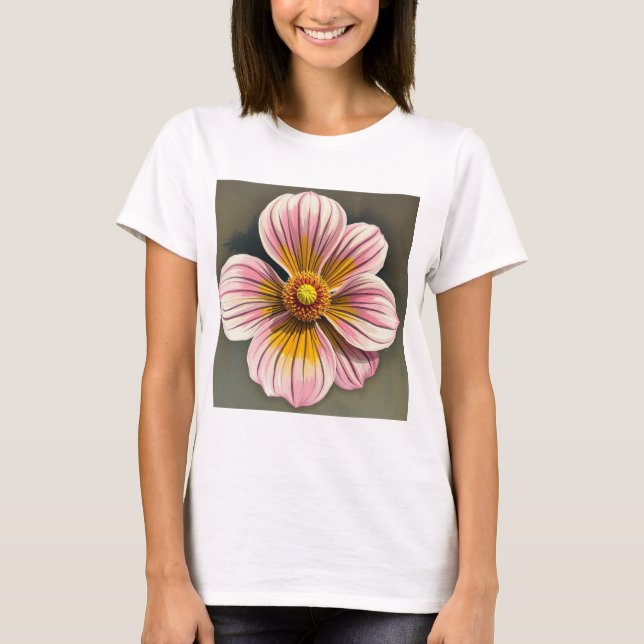 Camiseta Pretty Flower (Anverso)