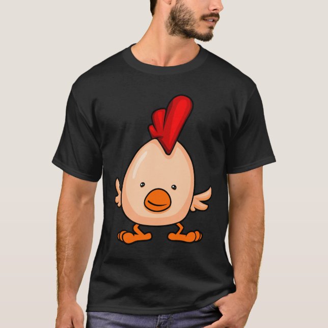 Camiseta Pretty little chicken   (Anverso)