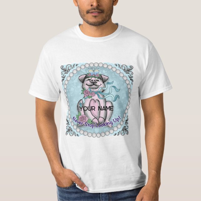 Camiseta Pretty Piggy   (Anverso)