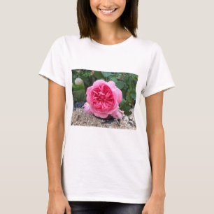 Camiseta Pretty Pink Rose Flower Floral Jardinería