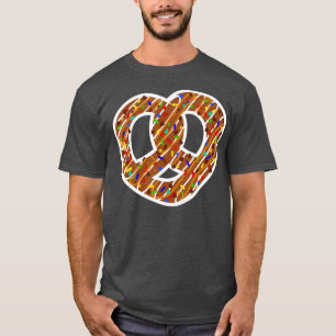 Camiseta Pretzel con opciones Funny Pretzel Day Kids Food A