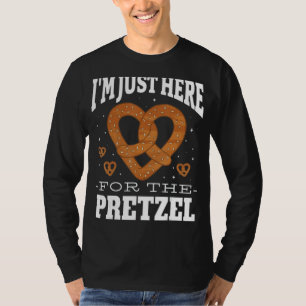 Camiseta Pretzel Lover Gracioso Estoy Acá Para Los Pretzels