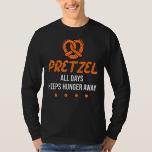 Camiseta Pretzel mantiene el hambre lejos de que yo amo a P