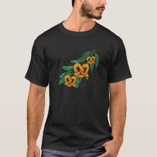 Camiseta Pretzel Sucursal Pretz de árbol de carnes de comid