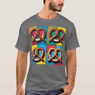 Camiseta Pretzel Un giro del sabor artístico