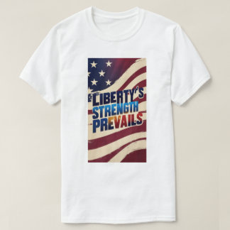 Camiseta Prevalece la fuerza de la libertad