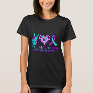 Camiseta Prevención de amor por la paz Grap de concientizac