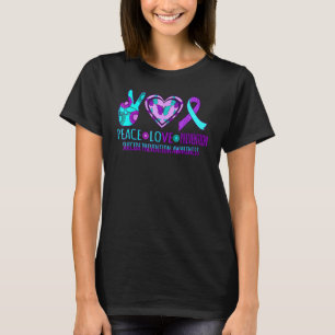 Camiseta Prevención de amor por la paz Grap de concientizac