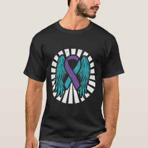 Camiseta Prevención de conciencia suicida Angel Wings Purp