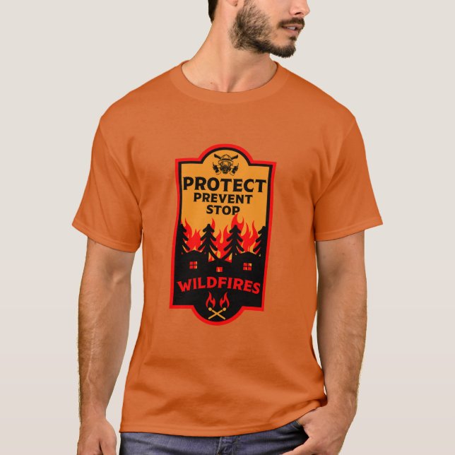 Camiseta Prevención de incendios forestales (Anverso)