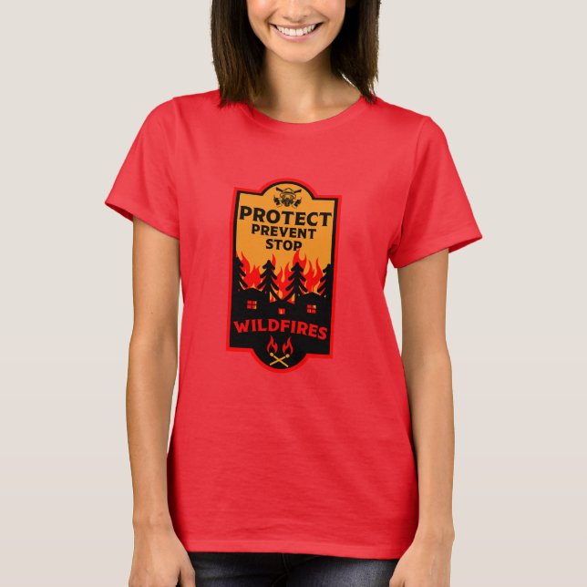 Camiseta Prevención de incendios forestales (Anverso)