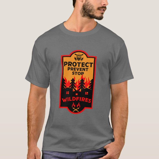 Camiseta Prevención de incendios forestales (Anverso)