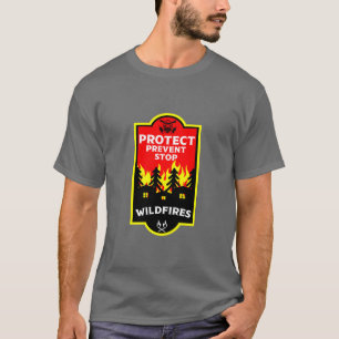 Camiseta Prevención de Incendios Forestales de Bush