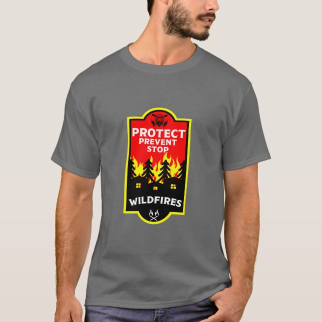 Camiseta Prevención de Incendios Forestales de Bush (Anverso)