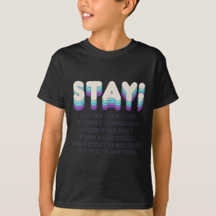 Camiseta Prevención de la conciencia de la salud mental de