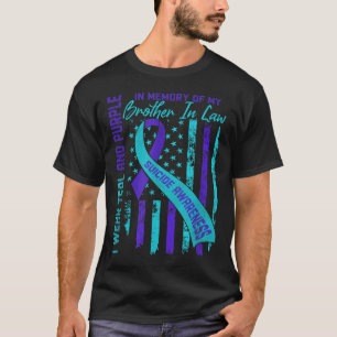Camiseta Prevención de la conciencia del suicidio del cuñad