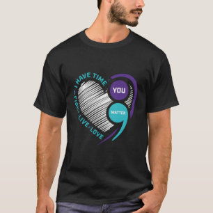 Camiseta Prevención de la toma de conciencia sobre el suici