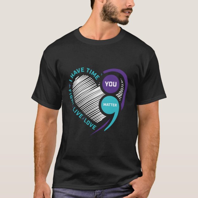 Camiseta Prevención de la toma de conciencia sobre el suici (Anverso)