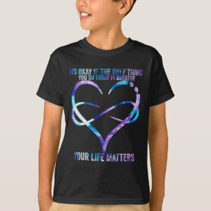 Camiseta Prevención de la toma de conciencia sobre el suici