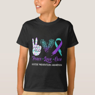 Camiseta Prevención del suicidio Conciencia Paz Cure Leopa