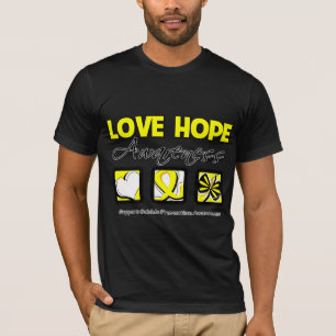 Camiseta Prevención del suicidio de la conciencia de la