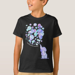 Camiseta Prevención del suicidio de los globos azul elefant