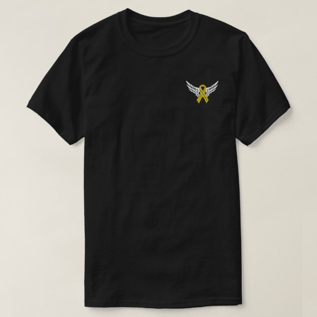 Camiseta Prevención del suicidio/el T de los hombres de la (Diseño del anverso)