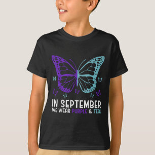 Camiseta Prevención del suicidio en septiembre llevamos mor