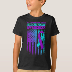 Camiseta Prevención del suicidio: No todas las heridas son