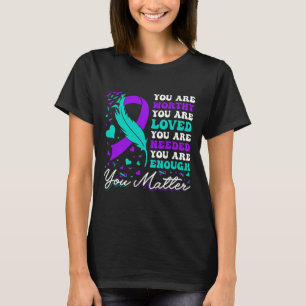 Camiseta Prevención del suicidio que merece la pena amar lo