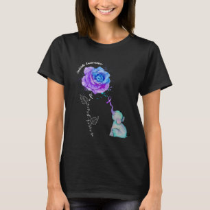 Camiseta Prevención del suicidio Sensibilización Elefante d