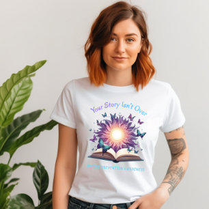 Camiseta Prevención del suicidio Tu historia no ha terminad