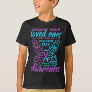 Camiseta Prevención Del Suicidio Y Sensibilización Sobre El
