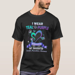Camiseta Prevención Del Suicidio Yo Uso Memoria Verde azul