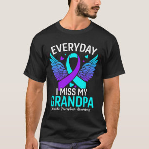 Camiseta Prevención suicida de suicidio de abuelo