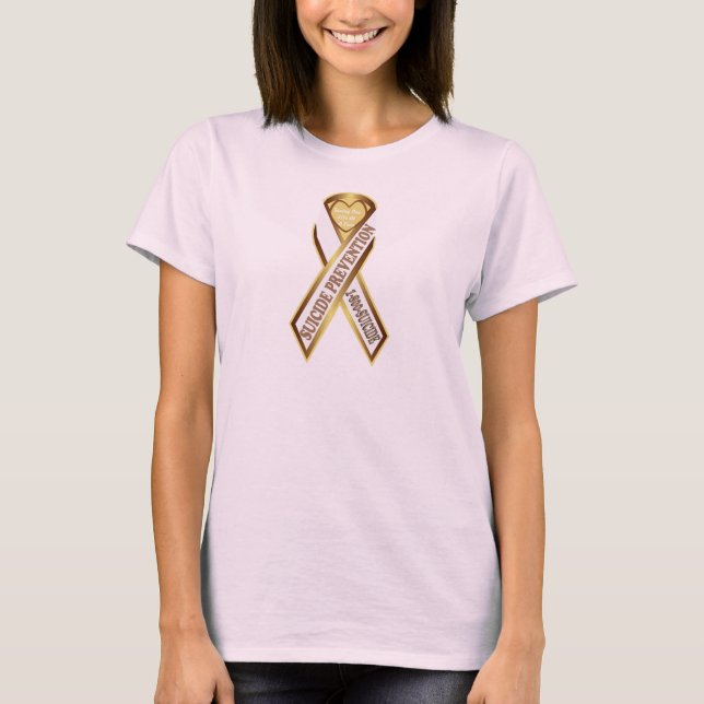 Camiseta Prevenga el suicidio (Anverso)