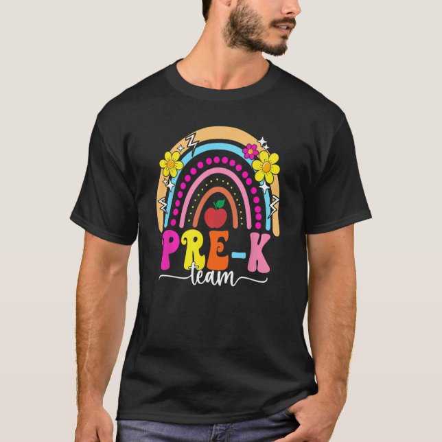 Camiseta Previo al equipo de K Arcoiris de vuelta a la escu (Anverso)