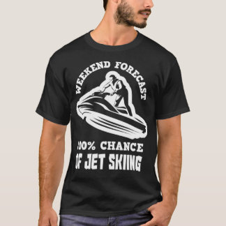 Camiseta Previsión de fin de semana 100 Chance Jet Skiing F